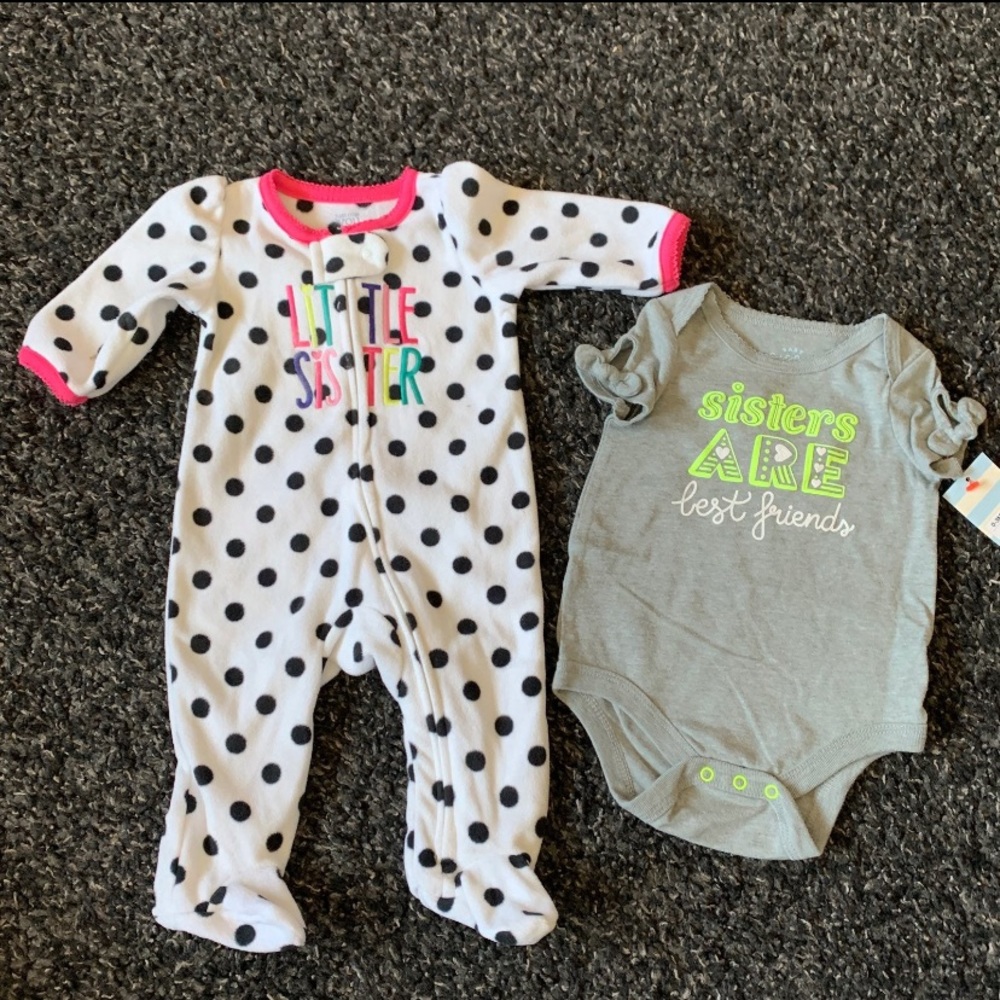 Sister outfits 3 months